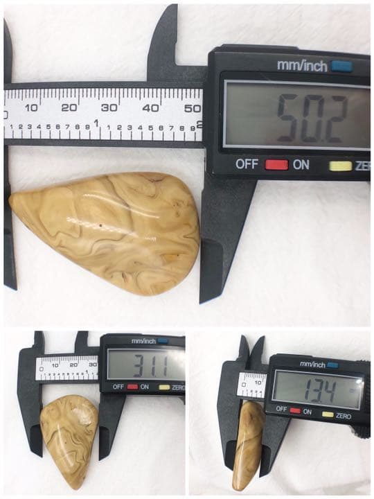 琥珀 ロイヤルアンバー  バーマイト クリーム ペンダント ネックレス