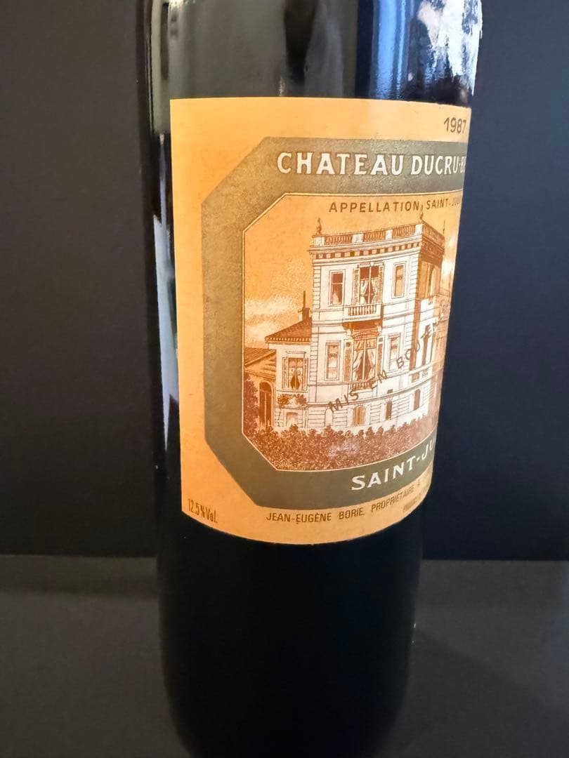 1987年 Chateau Ducru-Beaucaillou 赤ワイン