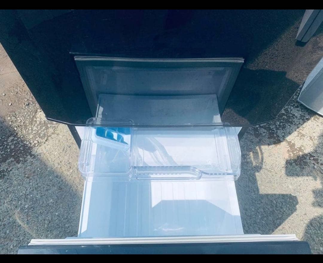 【12/13頃発送限定】三菱ノンフロン冷凍冷蔵庫　ブラック