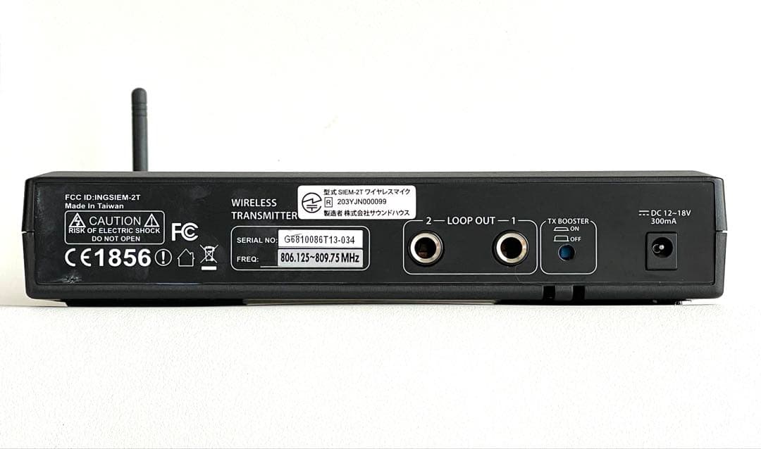 【マココ】JTSワイヤレスインナーイヤーモニターシステム