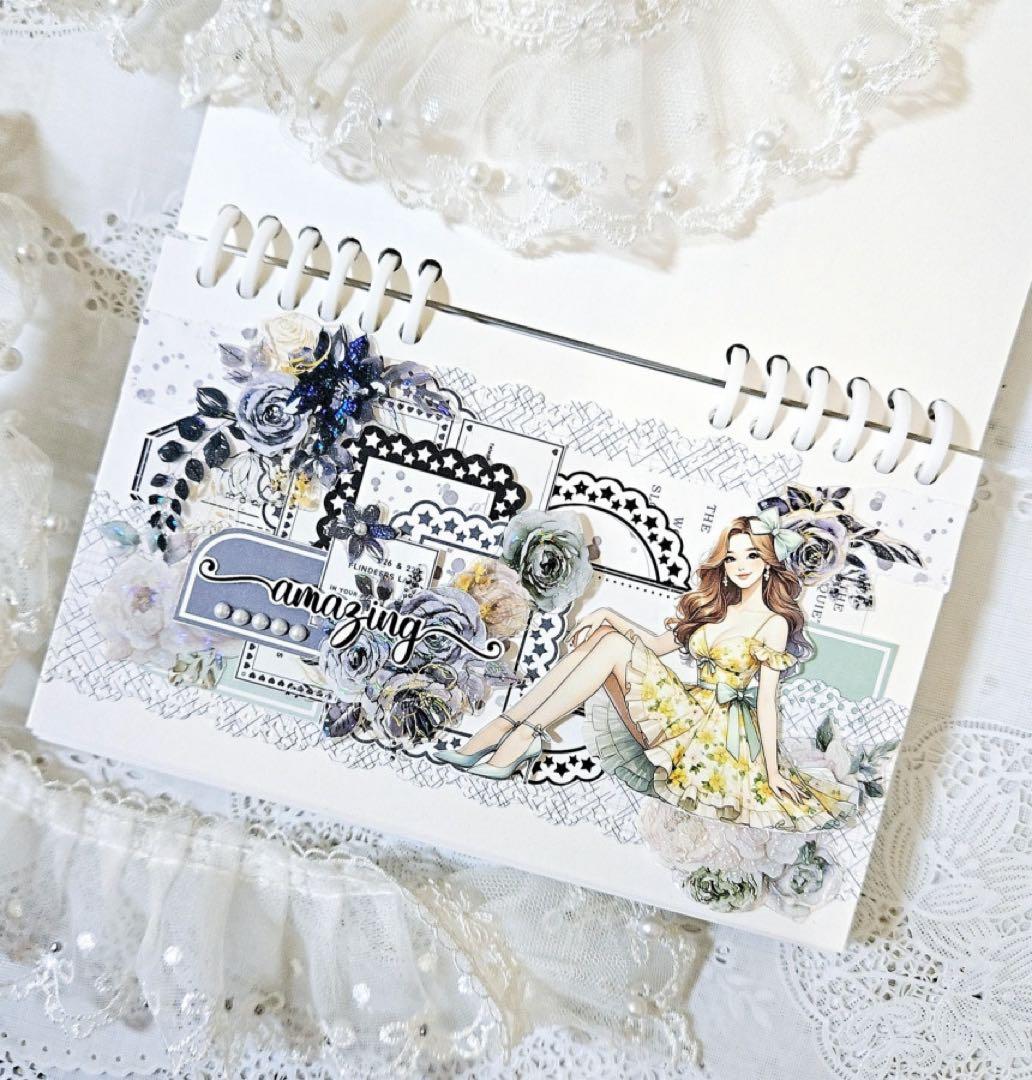 コラージュ素材　紙もの　素材紙　【2429】