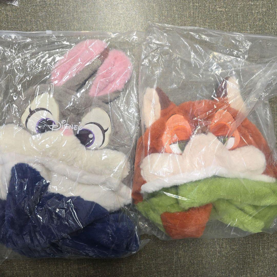 新品●ズートピア ファンキャップ ニック ジュディ　上海限定