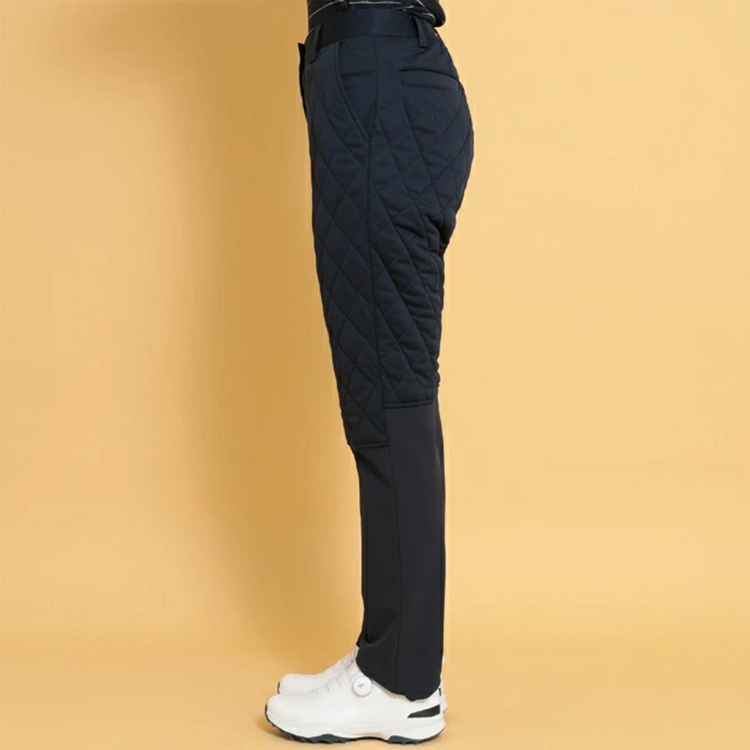 LL キャロウェイ スターストレッチ 二重織中綿パンツ ネイビー