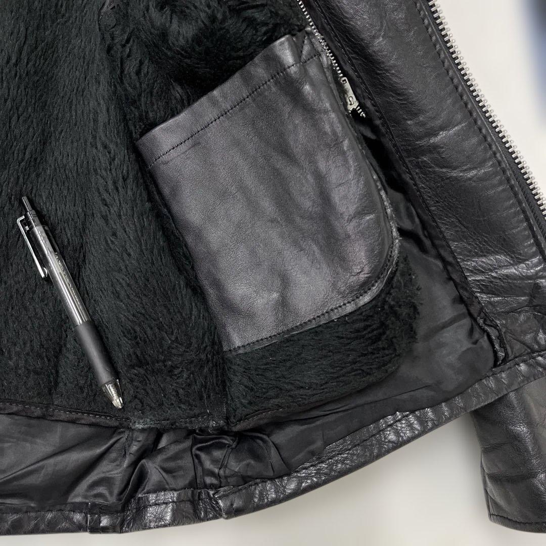 値下げ ショット schott 641 USA レザー シングル ライダースJK