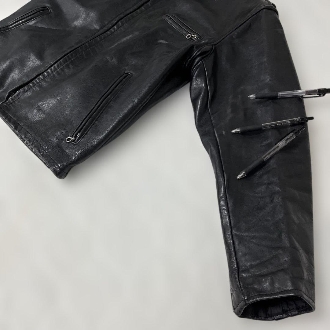 値下げ ショット schott 641 USA レザー シングル ライダースJK