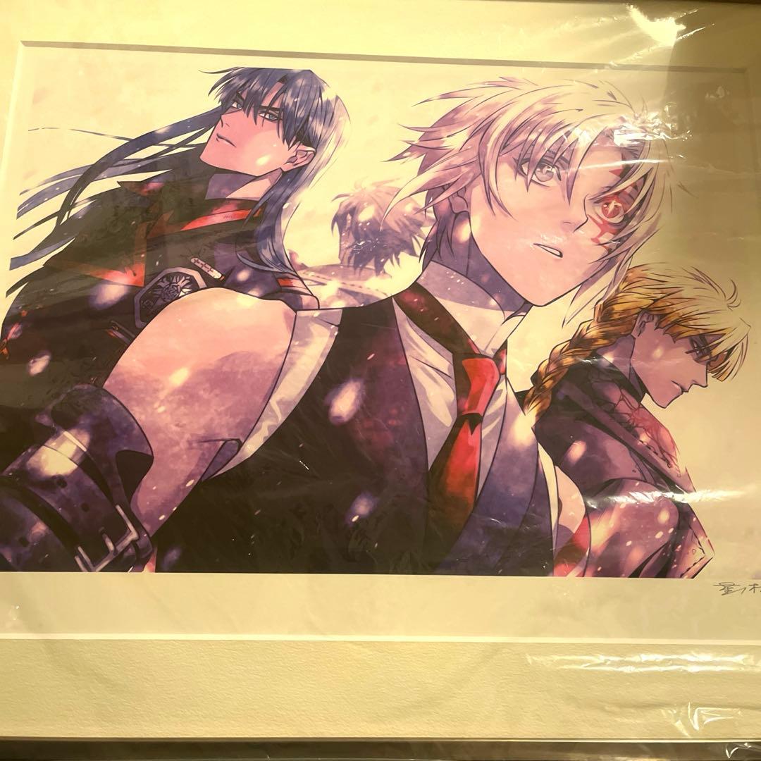 D.Gray-man　複製原画　14 Dグレ 原画展　星野桂の世界 直筆サイン