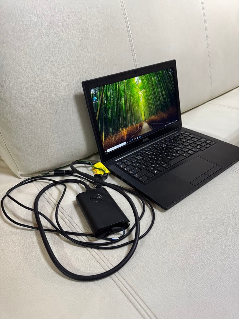 【激安】DELL ノートパソコン 12.5インチ ブラック 専用アダプタ付き
