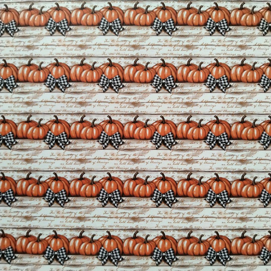 【D-152】lien様　デザインペーパー　ハロウィン　かぼちゃ　❸