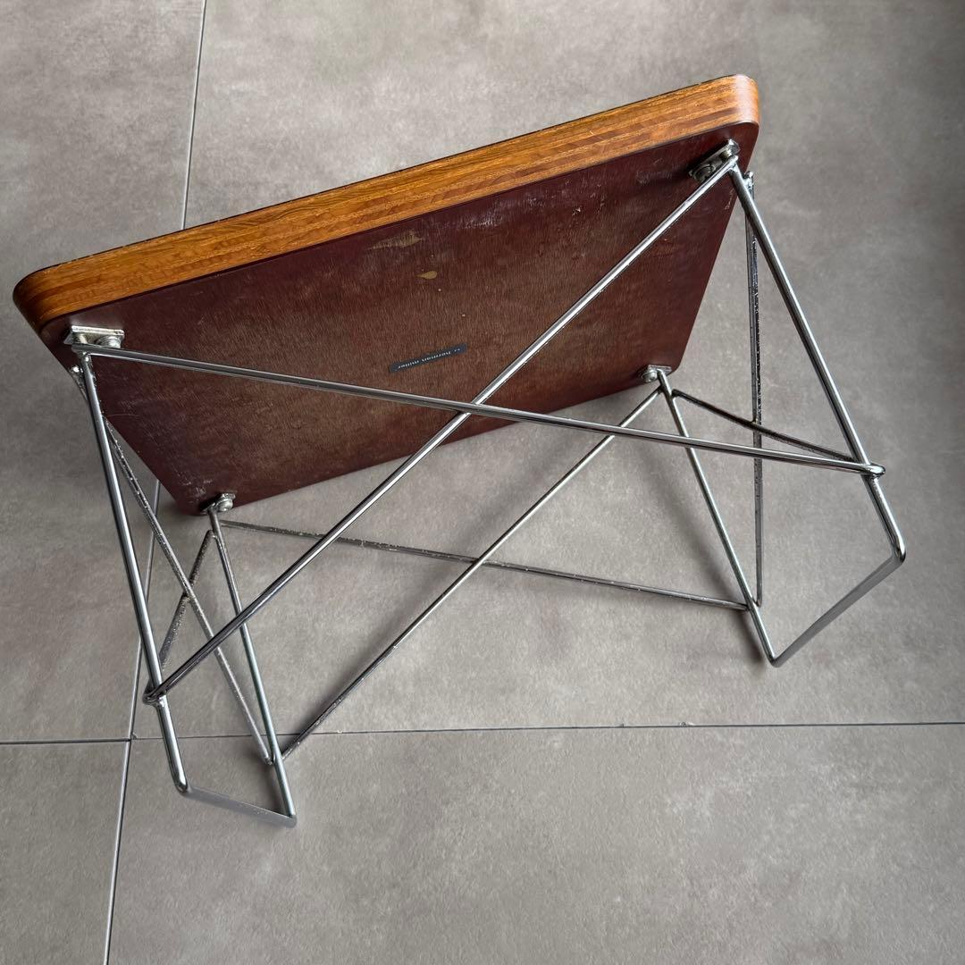 ハーマンミラー 90年代後期 ワイヤーベースローテーブル 白 ヴィンテージ