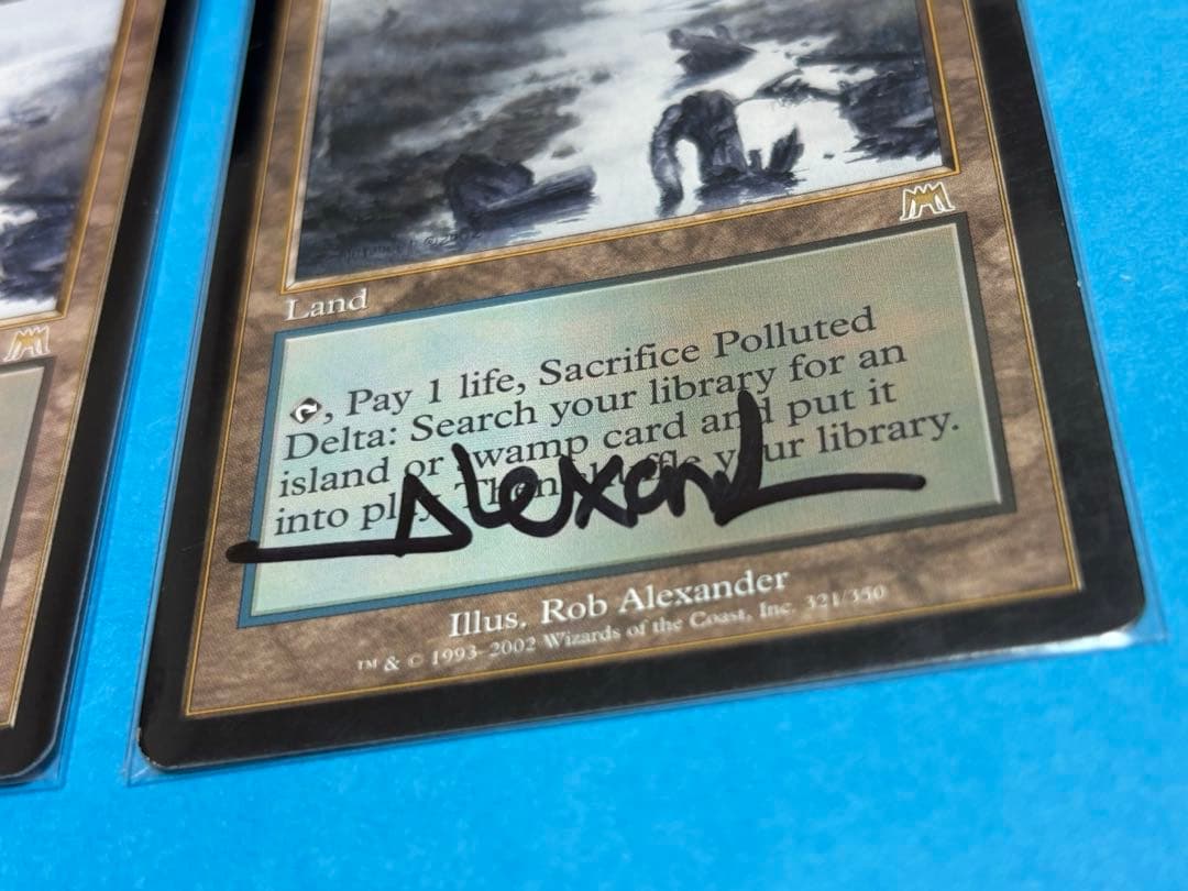 汚染された三角州 ONS英 サインド2枚