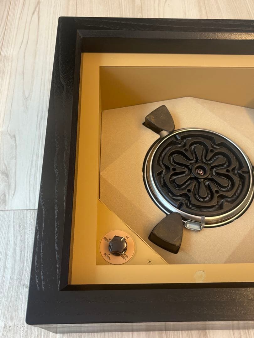 L903 野々田式　置炉　丸型熱板　黒　Ｂ　茶道具