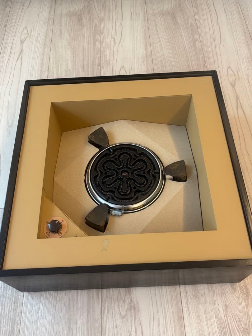 L903 野々田式　置炉　丸型熱板　黒　Ｂ　茶道具