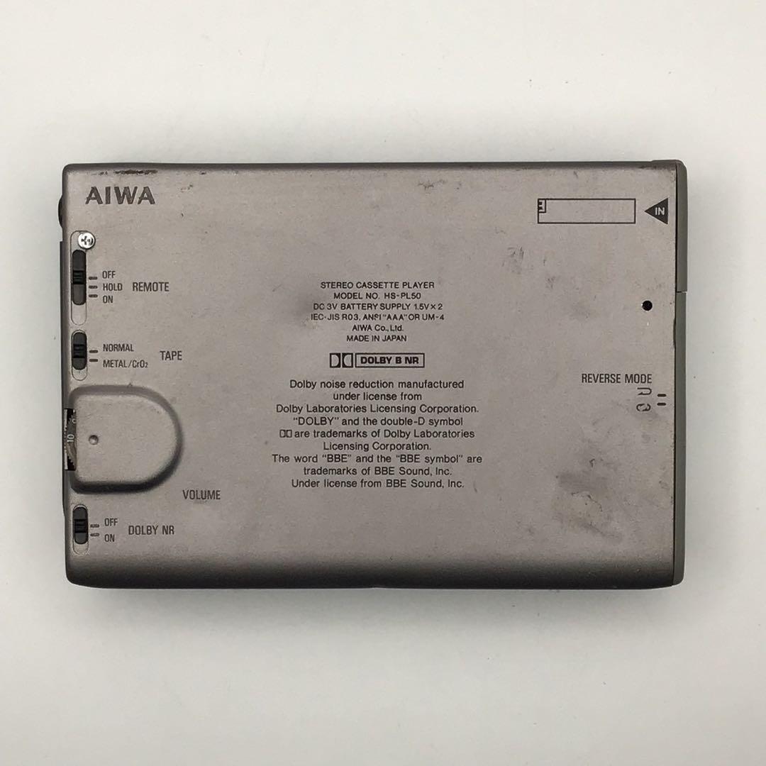 AIWA HS-PL50 シルバー アイワ カセットプレーヤー カセットボーイ