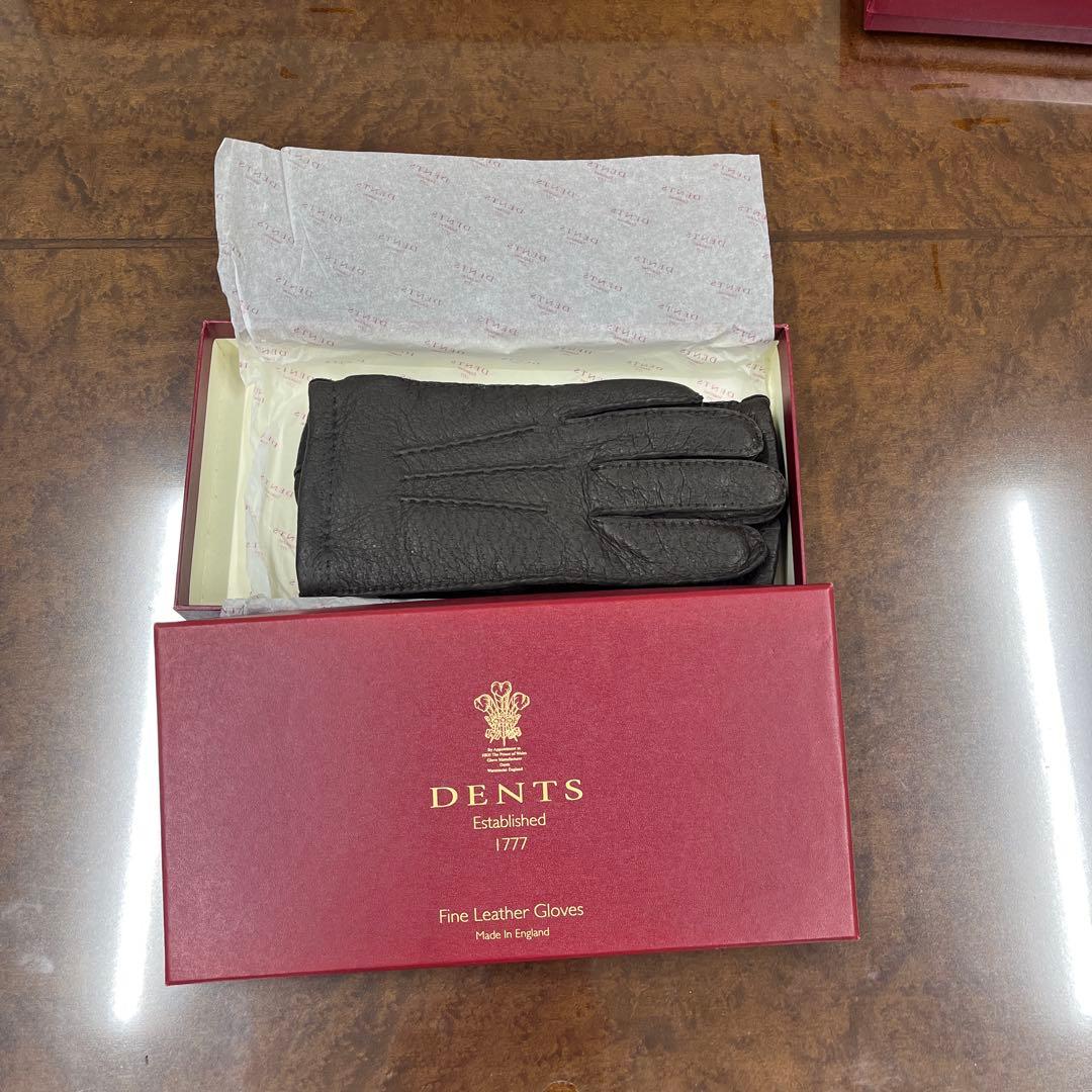 デンツ　ペッカリー　カシミアライニング