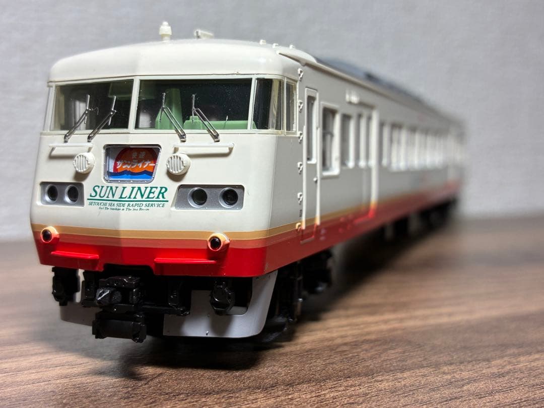 クハ117 ☆★精密パーツ取付品☆★車掌室点灯☆★HO-9104 サンライナー