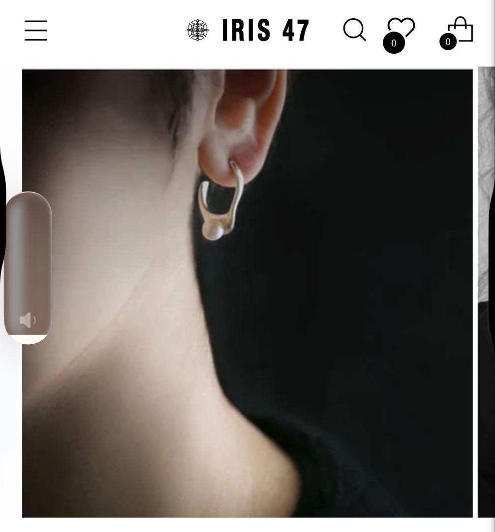iris47 Waveピアス