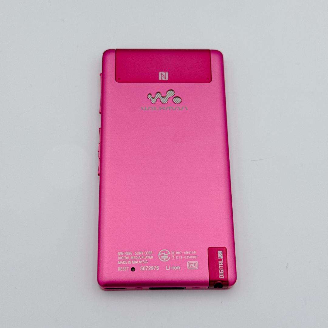 【ほぼ未使用】SONY WALKMAN NW-F886 ピンク ハイレゾ対応