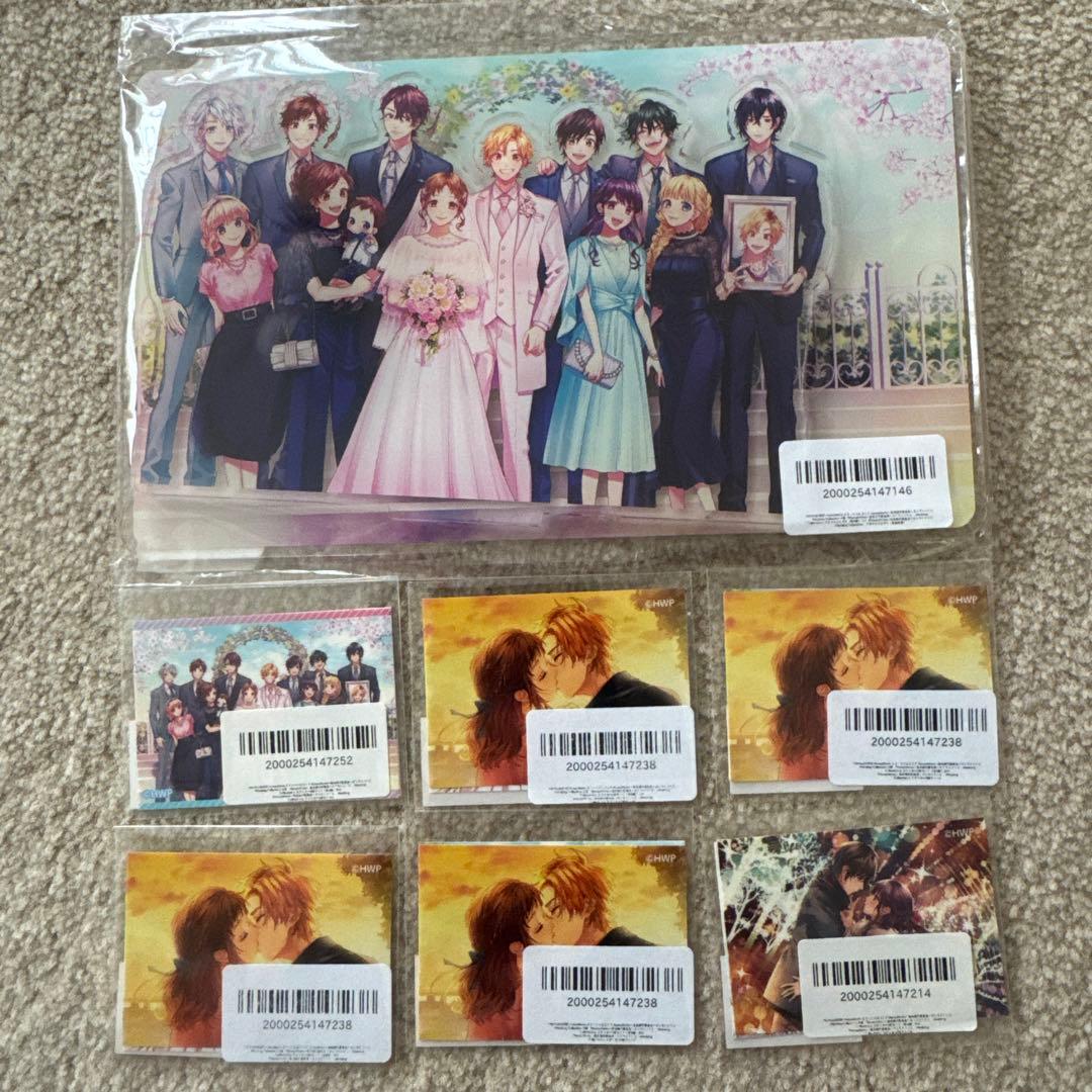 HoneyWorks くじ 合田美桜 芹沢春輝 ステッカー アクリルスタンド