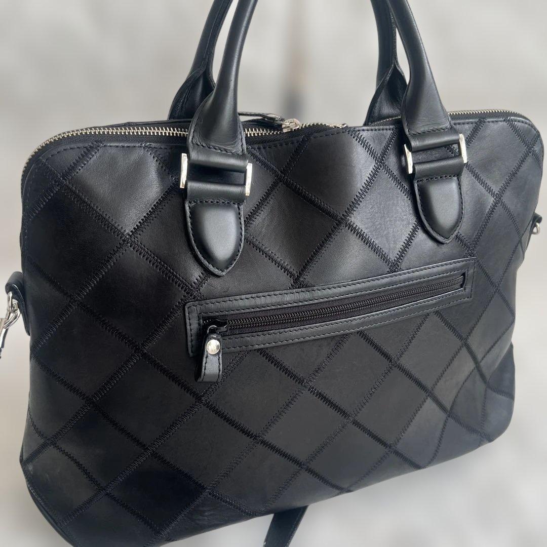 専用　TRION トライオン トートバッグ ボストントート（シボ革） パネル　ブ