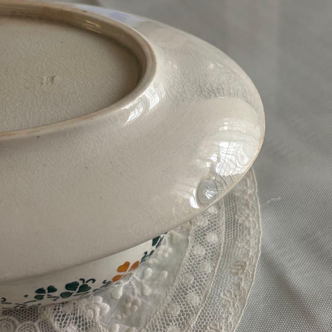 リュネビル Luneville クローバー柄 レギュミエ スーピエール