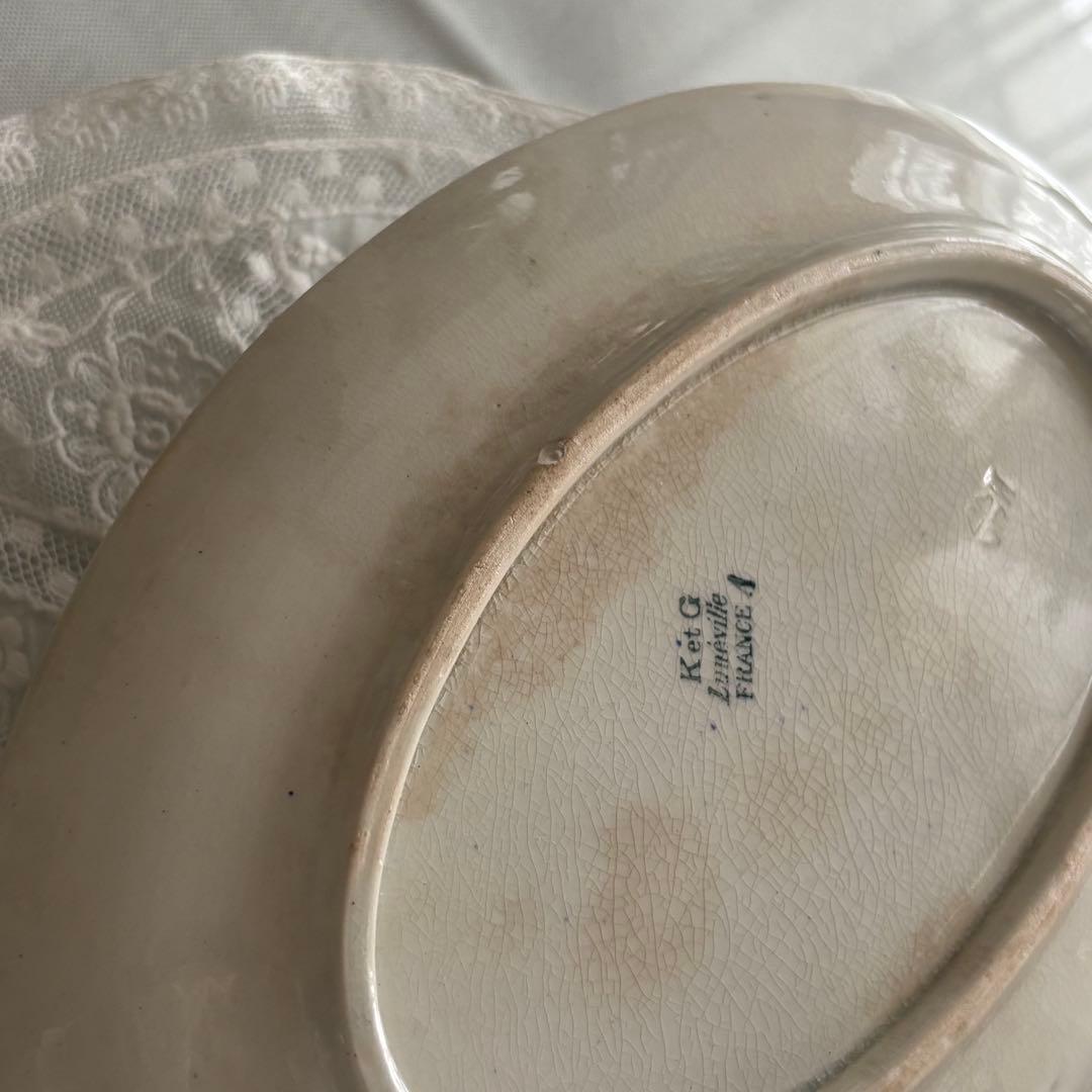 リュネビル Luneville クローバー柄 レギュミエ スーピエール