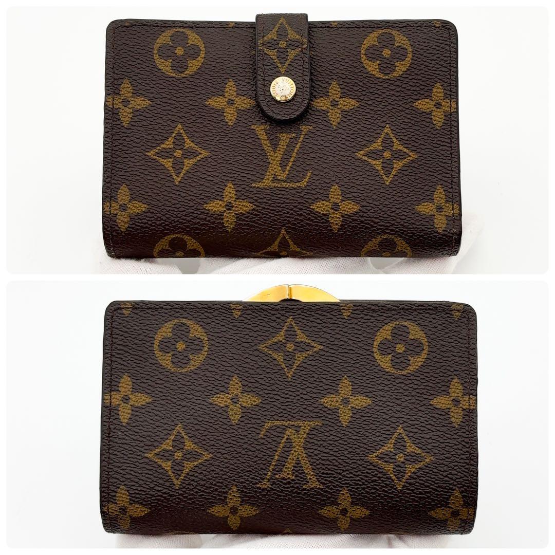 新型★箱付き★ルイヴィトン ヴィエノワ モノグラム 二つ折り財布 がま口財布