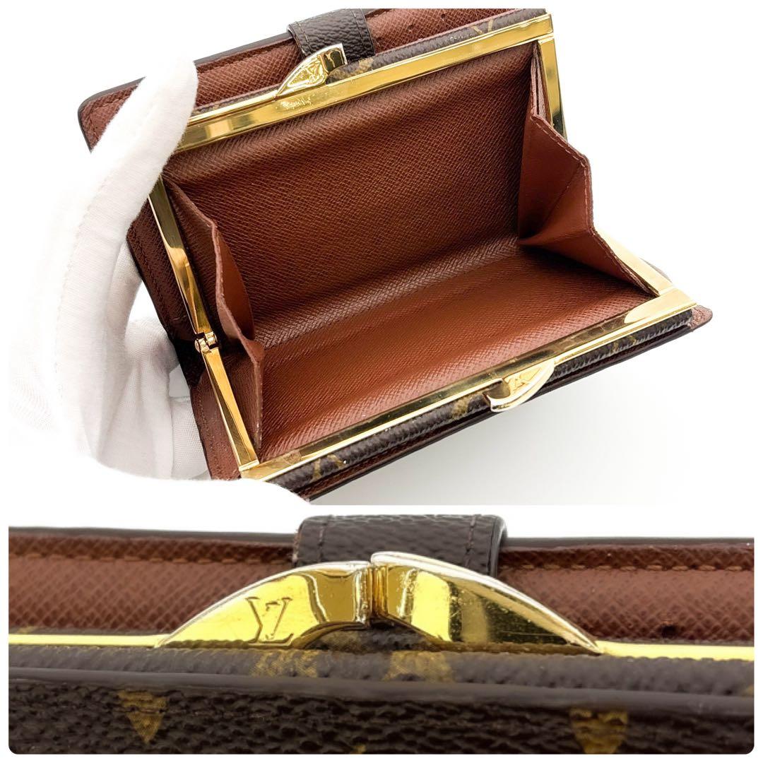 新型★箱付き★ルイヴィトン ヴィエノワ モノグラム 二つ折り財布 がま口財布
