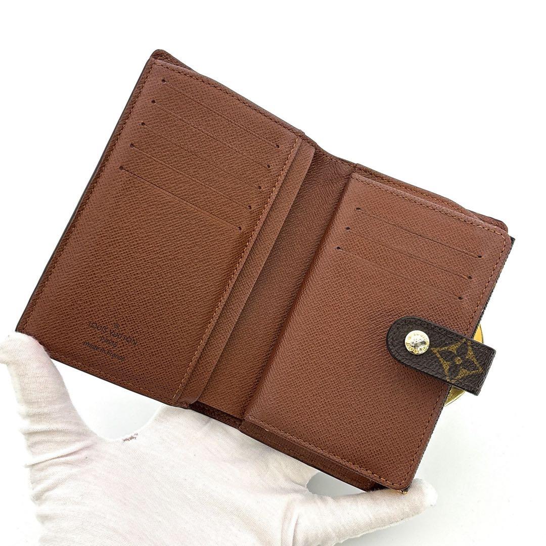 新型★箱付き★ルイヴィトン ヴィエノワ モノグラム 二つ折り財布 がま口財布