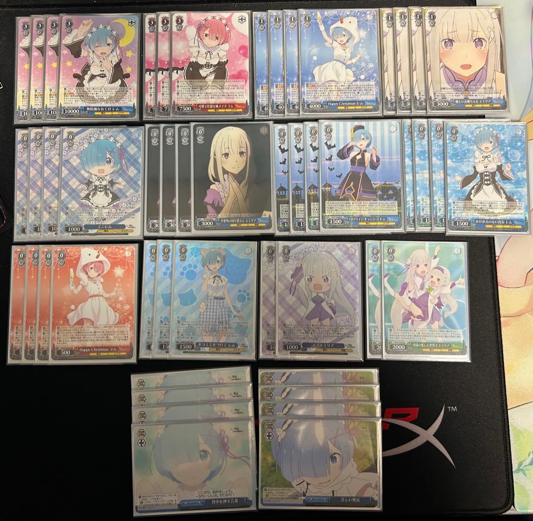 【ヴァイスシュヴァルツ】リゼロ 8門デッキ