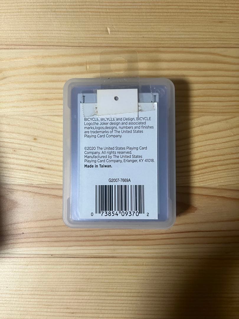 トランプ Supreme Bicycle Clear Playing Cards