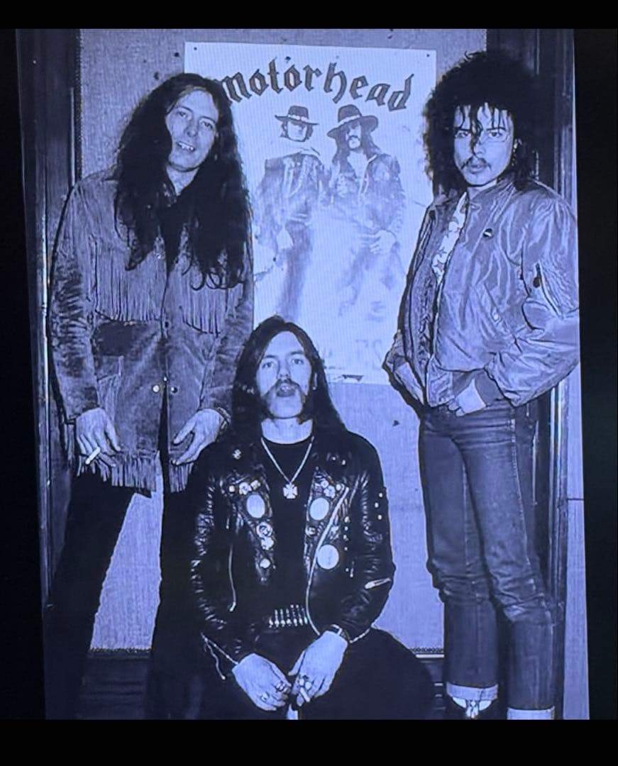 ヴィンテージ　Motörhead ポスター 2種類　1つはアルミコーティング
