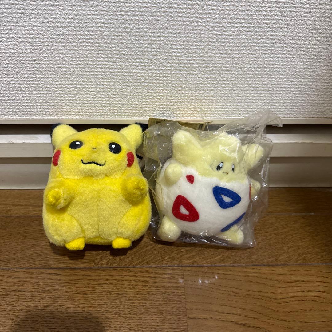 トミー　初期　初代　ポケットモンスター 　ピカチュウ　トゲピー　ぬいぐるみ