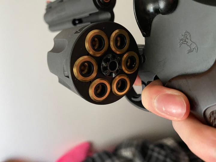 コルト アナコンダ ガスリボルバー リアルカートリッジ