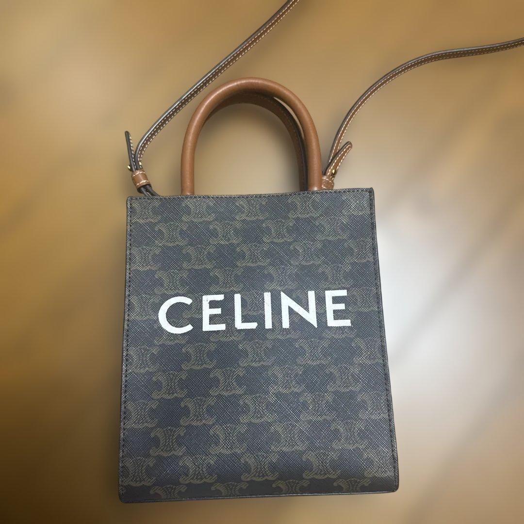 CELINE セリーヌ　ミニバーティカルカバショルダーバック