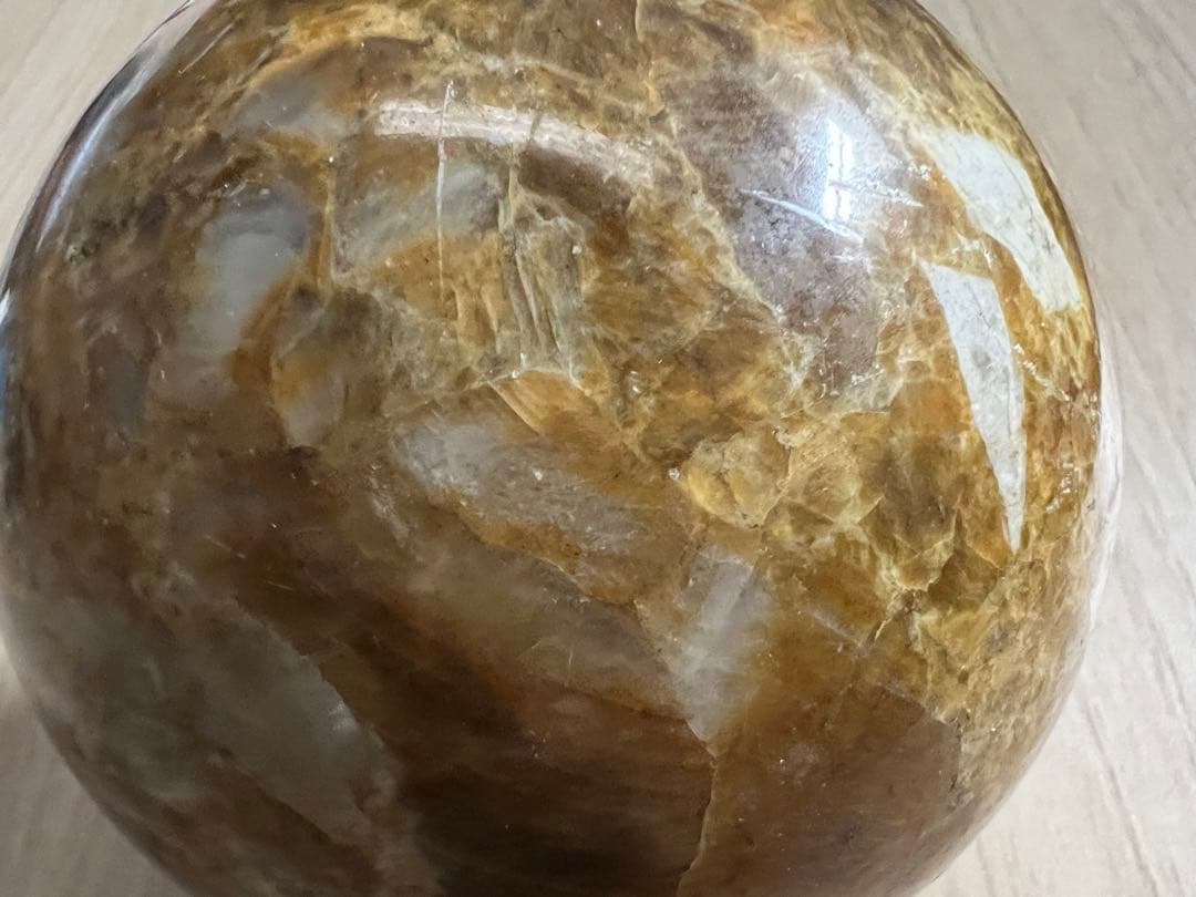 ゴールデンマイカシリカ球天然石装飾