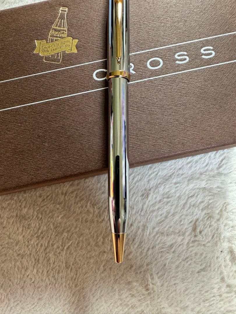 【超希少美品】コカコーラJAPAN 50th記念品 CROSS ボールペン非売品