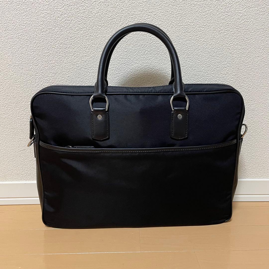 【未使用に近い】ダンヒル ブリーフケース 2way ギャランティカード付
