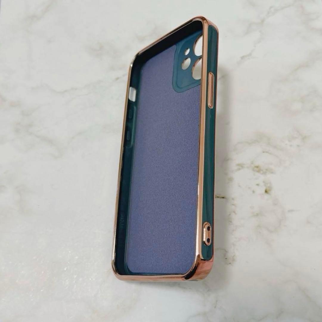 iPhone12 Mini ケース リング付き グレー スマホケース オシャレ