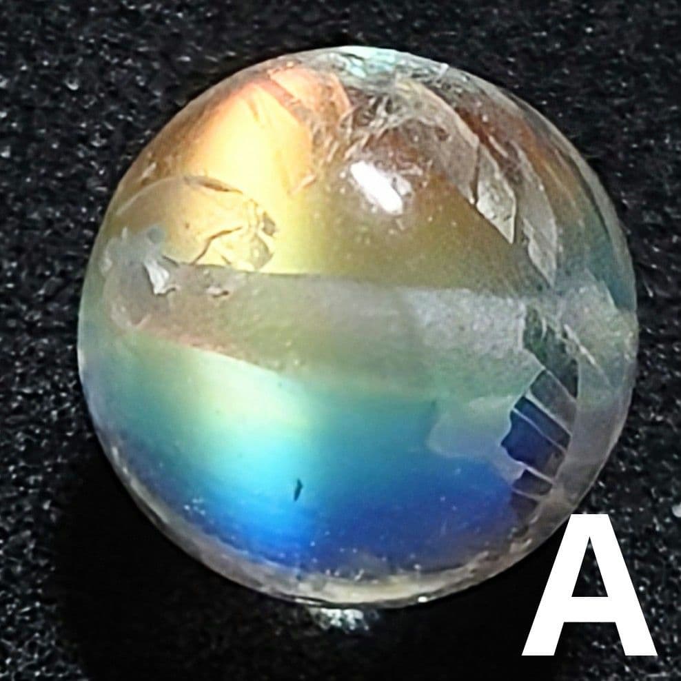 ★(はなまる！)トップグレードレインボーアンデシン 10.3ミリビーズA