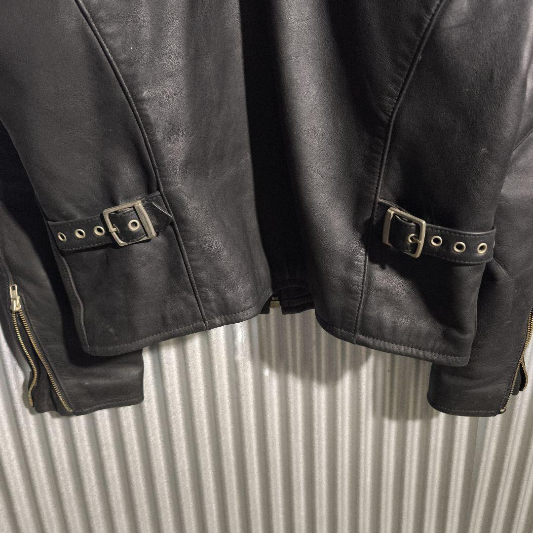FREEDOM シングルライダース レザージャケット 42 ステアハイド 本革