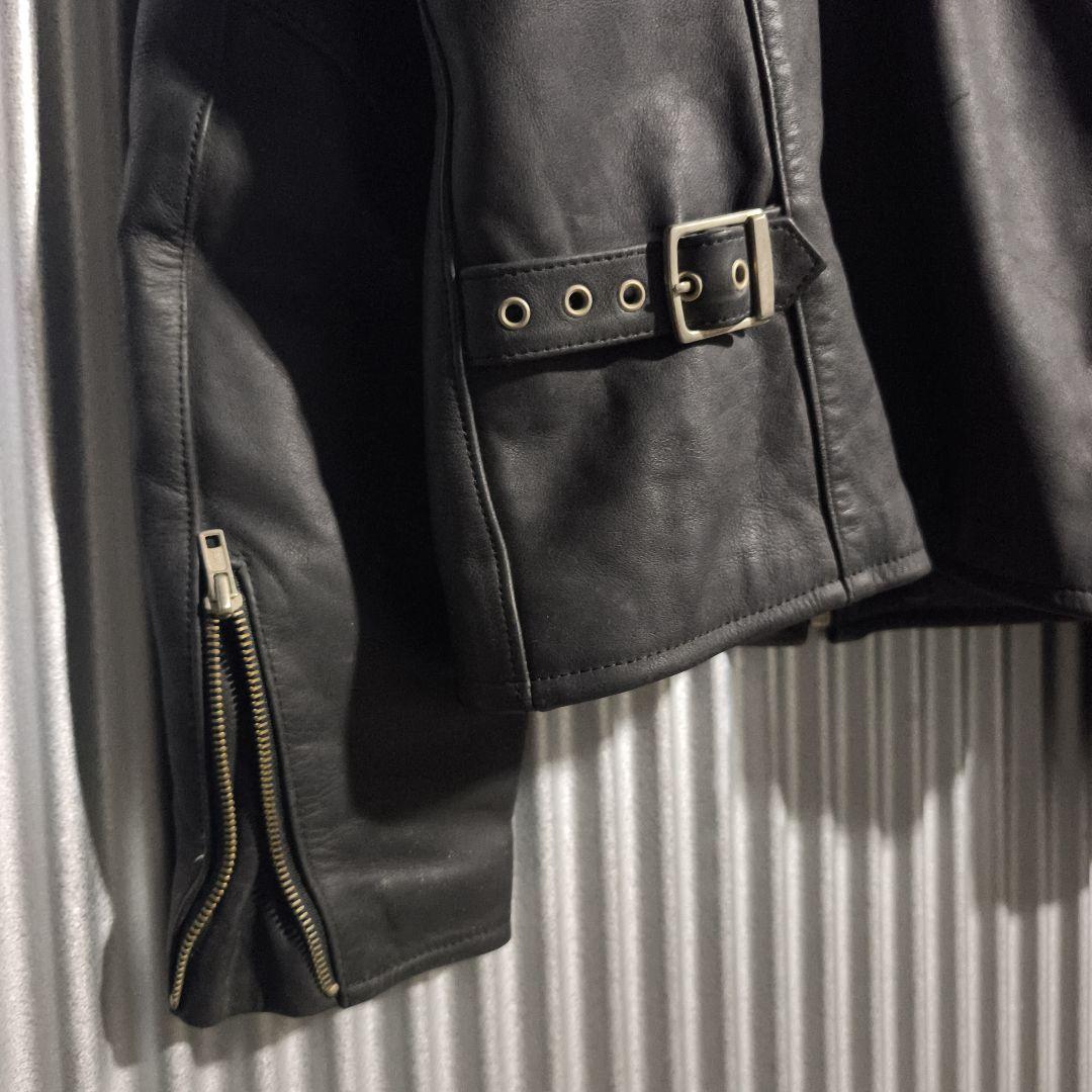 FREEDOM シングルライダース レザージャケット 42 ステアハイド 本革