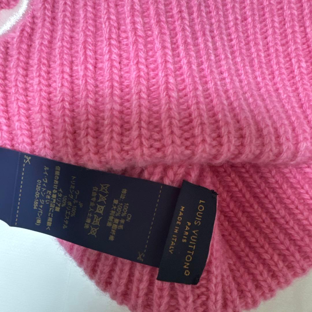 ルイ・ヴィトン ピンク ニット帽