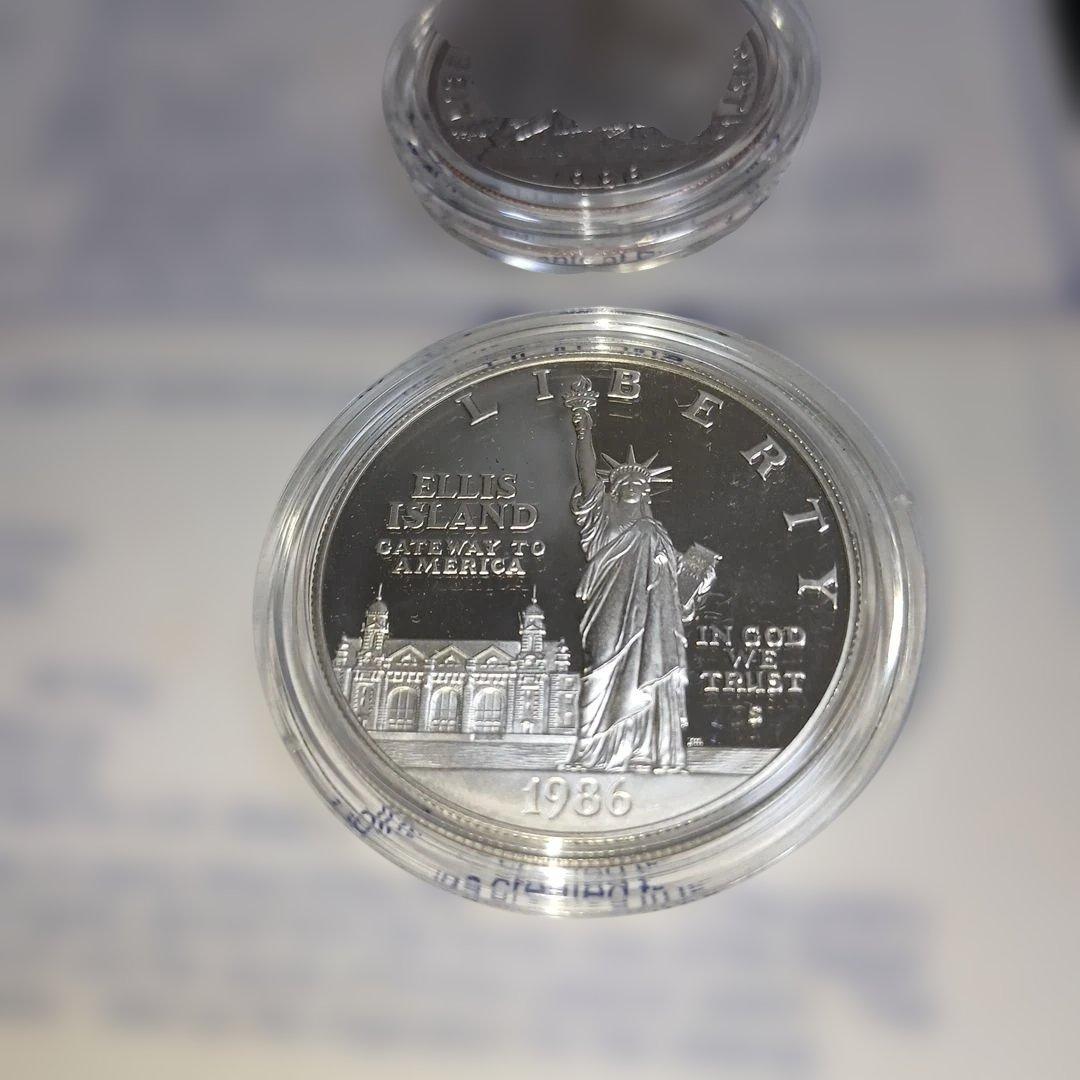 B*M様 1986年 アメリカ銀貨2枚セット