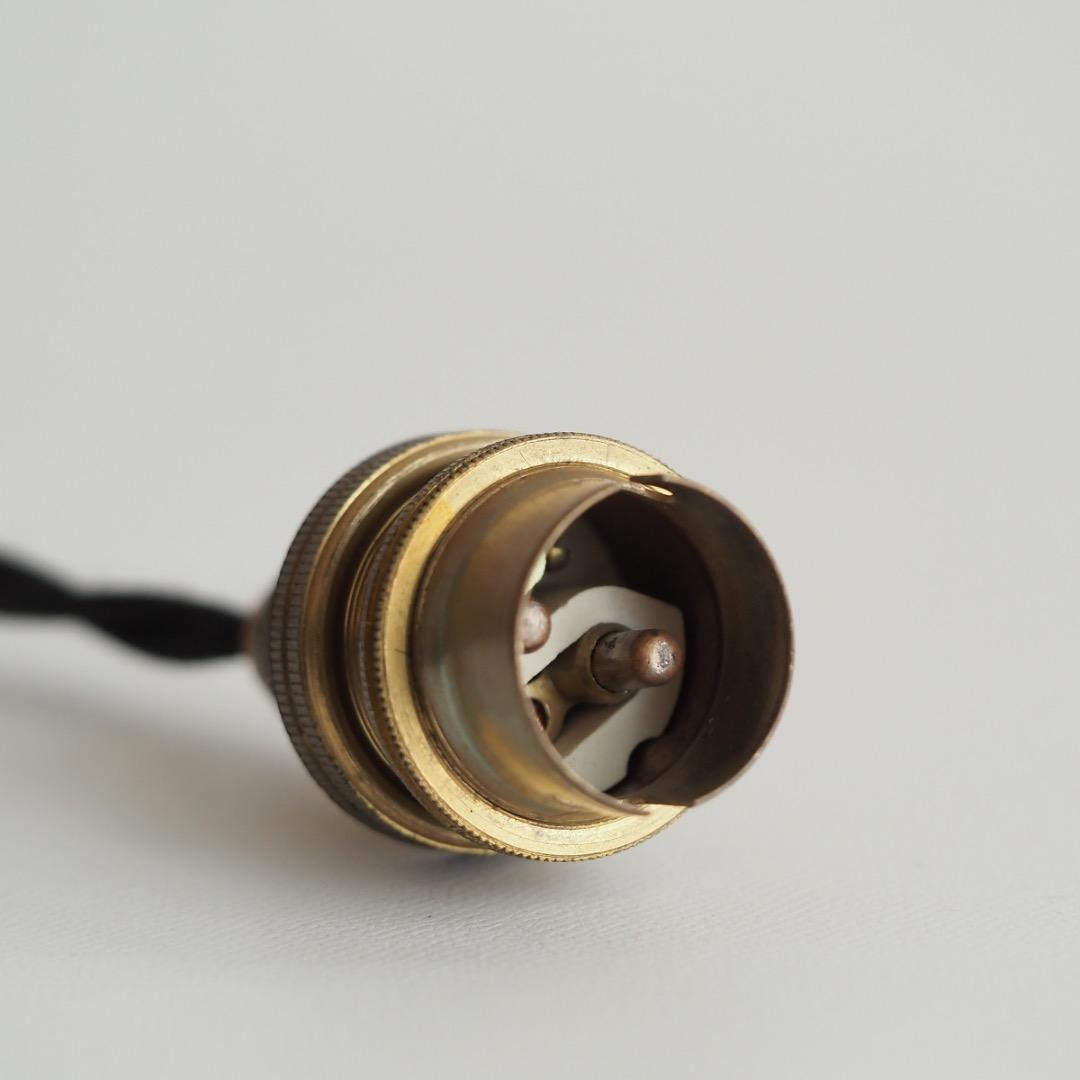 シェードランプ フリル型天吊りランプ / アンティーク 英国製