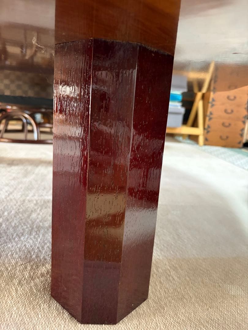 花梨　一枚板　ローテーブル　高級　アンティーク