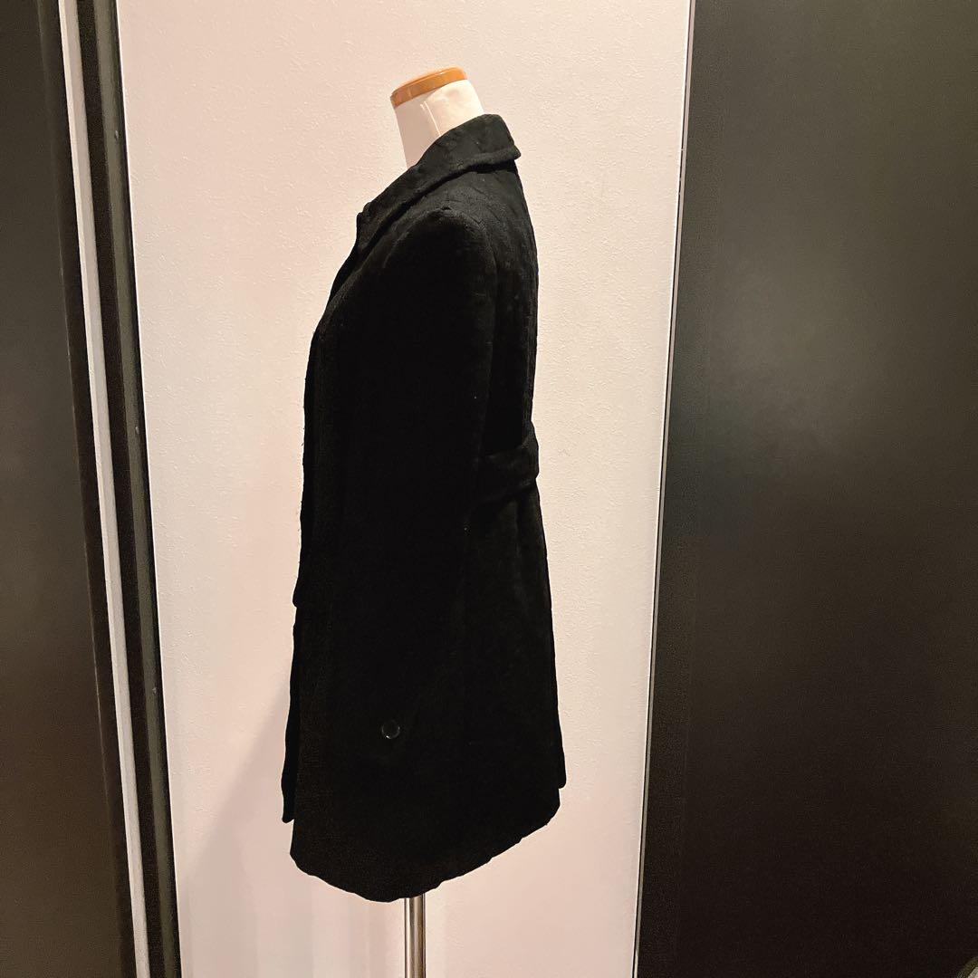 ミュウミュウ　miumiu ブラック チェスターコート XS