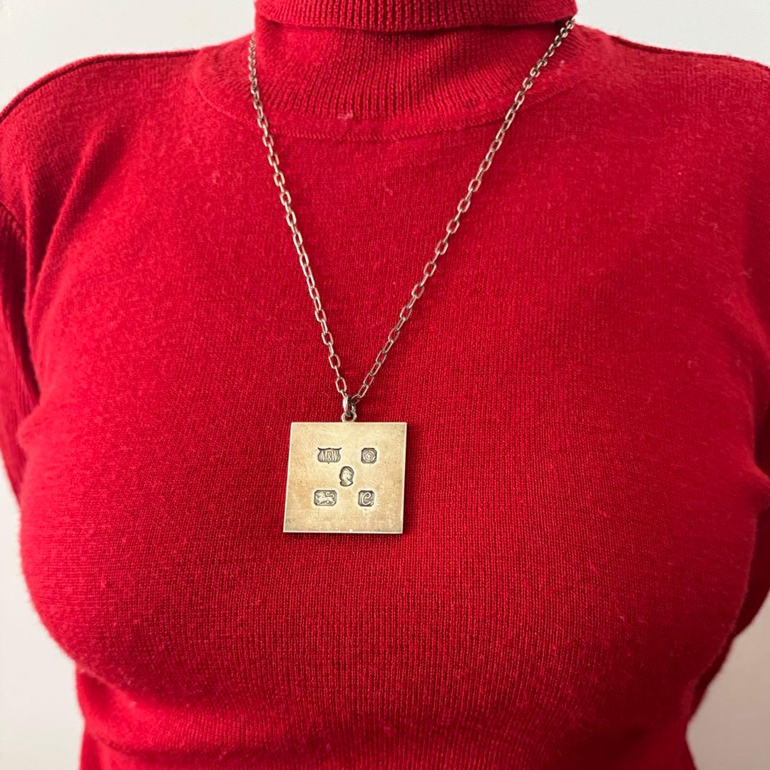 ヴィンテージ マッピンウエブ スターリングシルバーインゴット ペンダントF570