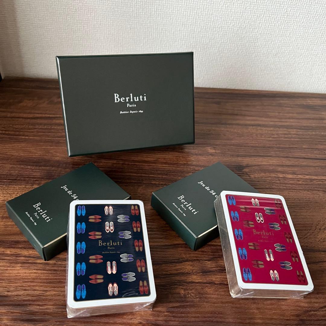 【新品・未使用品！！】ベルルッティ トランプ カードゲーム 小物 2つセット