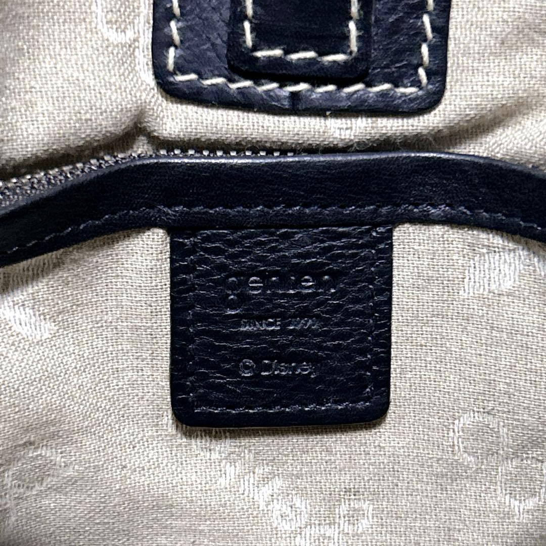 genten サスティナブルカットワーク 限定ミッキーマウス ショルダーバッグ