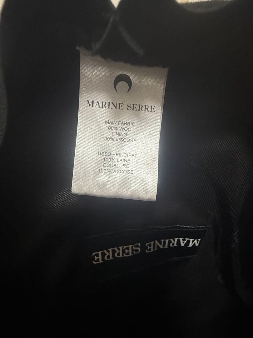 MARINE SERRE ブラック ベレー帽